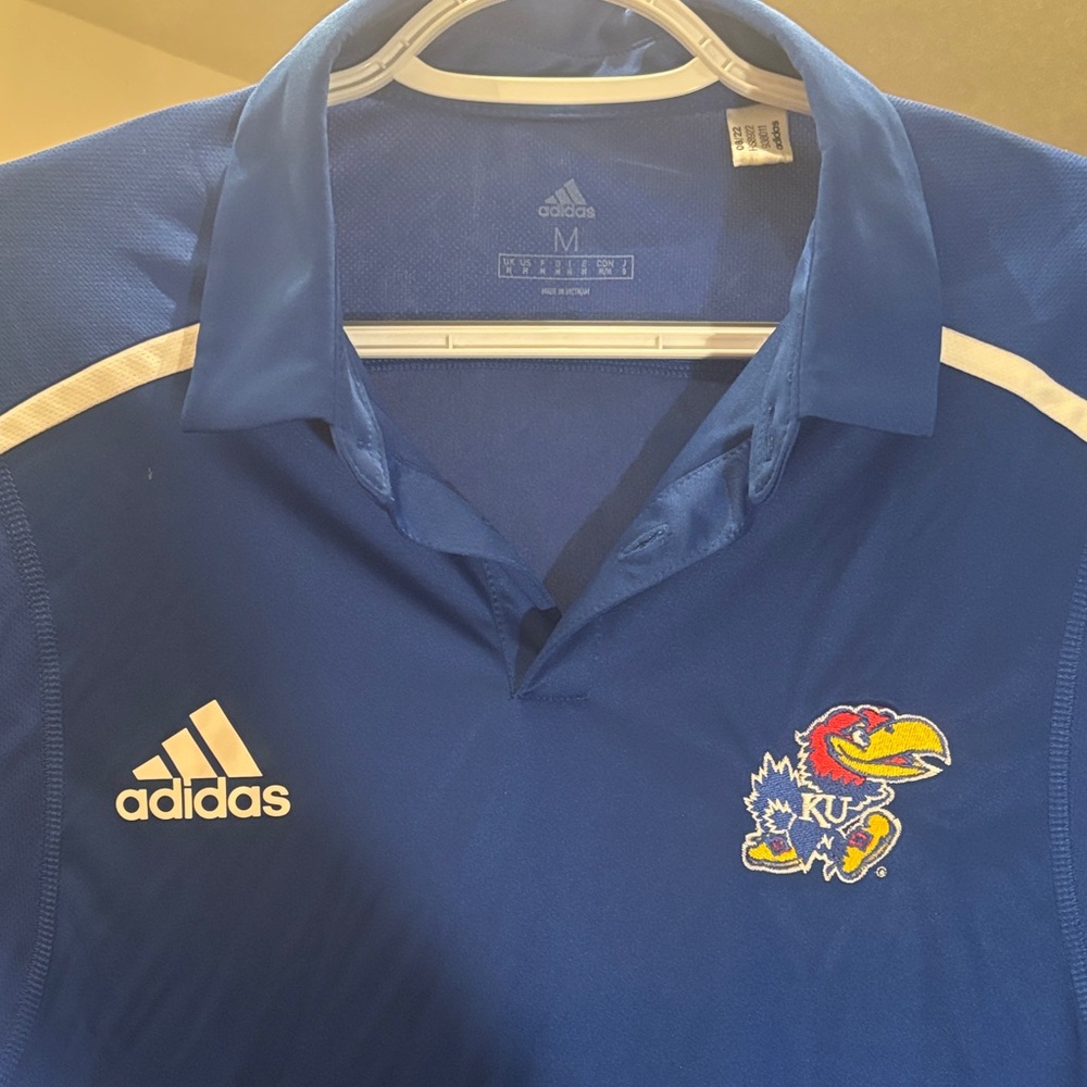 Adidas Men's Royal Blue Polo with Logo - Picture 3 of 7